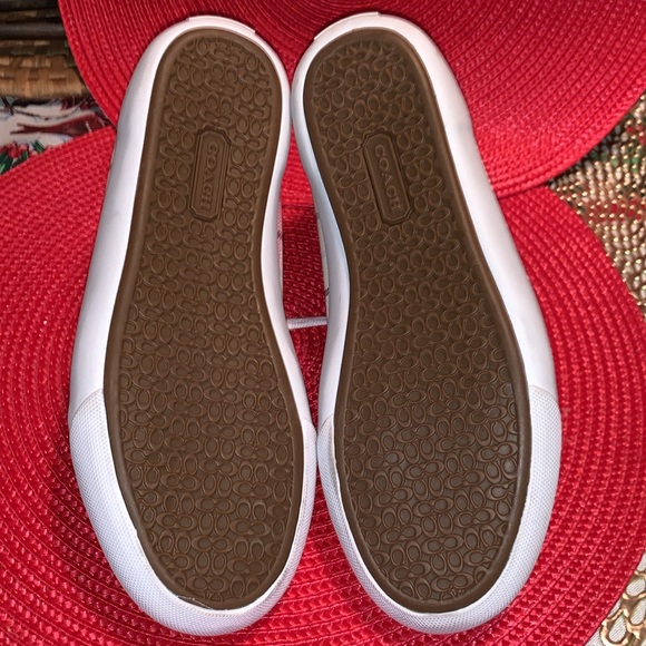 COACH Barrett TAT/MET sneakers size: 6B, NEW! These beauties are perfect! - Picture 3 of 10